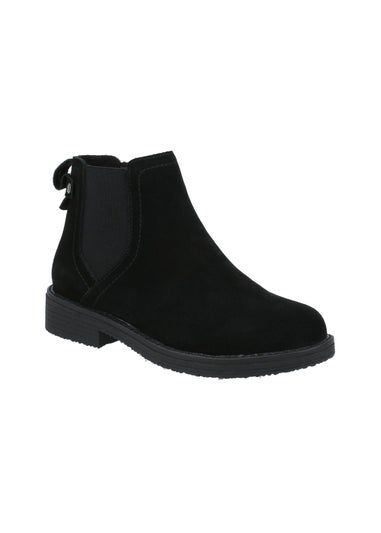 Hush Puppies Black Maddy Wide Boot