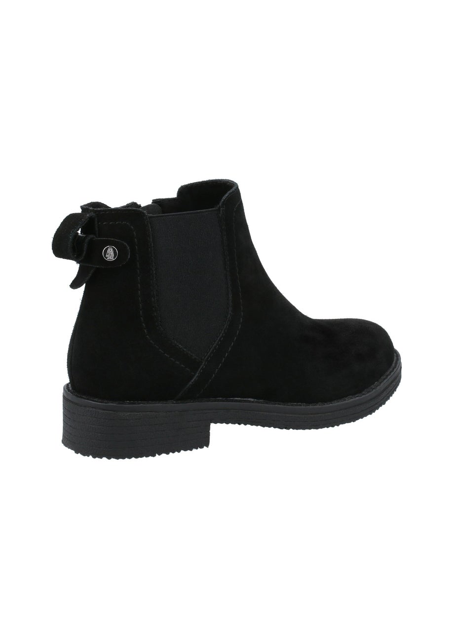 Hush Puppies Black Maddy Wide Boot