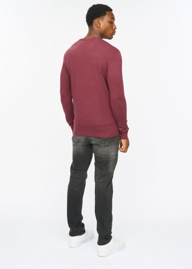 Duck & Cover Raisin Consenza Knitted Crew