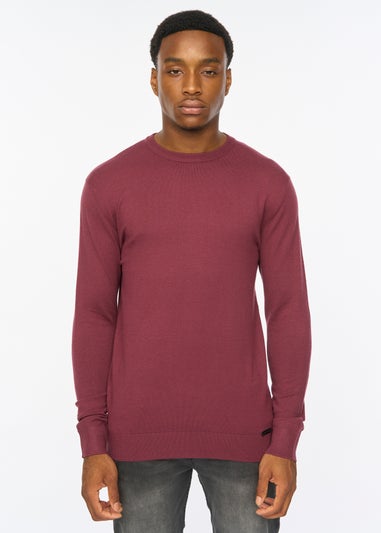 Duck & Cover Raisin Consenza Knitted Crew