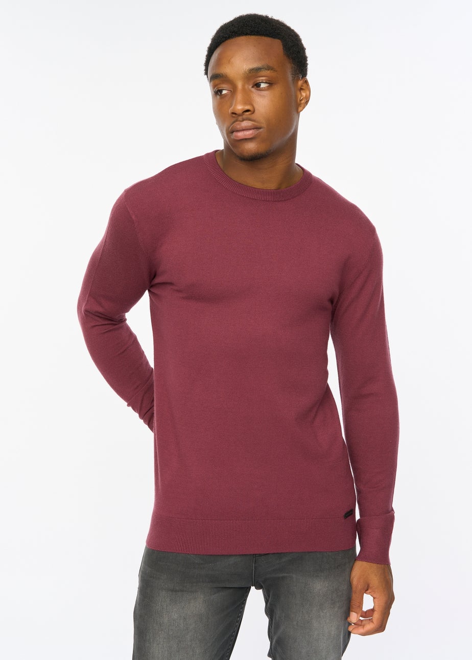 Duck & Cover Raisin Consenza Knitted Crew