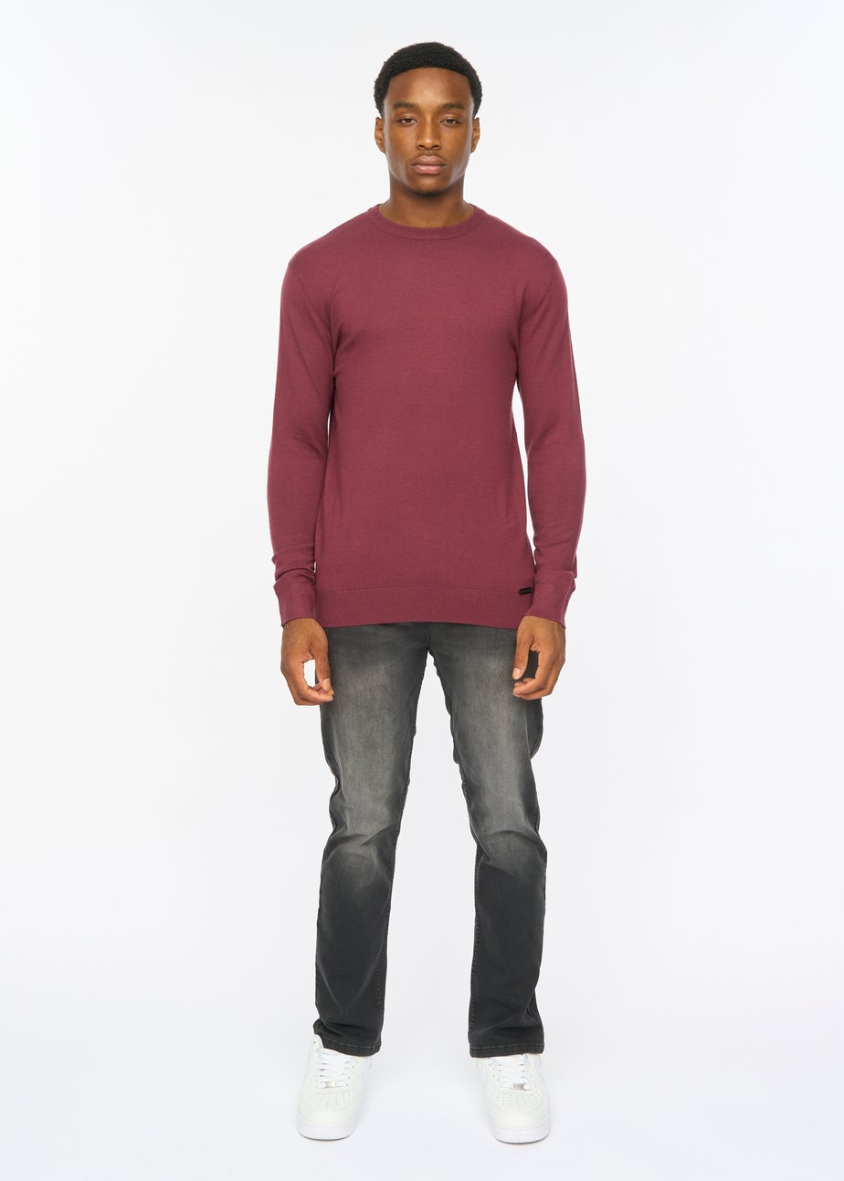 Duck & Cover Raisin Consenza Knitted Crew