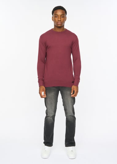 Duck & Cover Raisin Consenza Knitted Crew