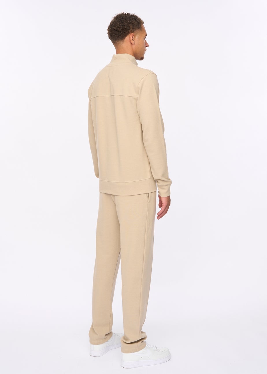 Duck & Cover Stone Slellmoore 1/4 Zip Sweat