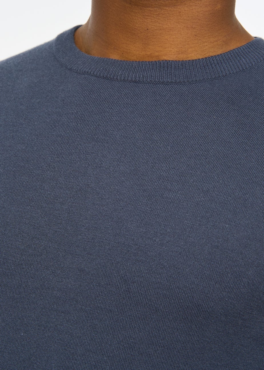 Duck & Cover Navy Consenza Knitted Crew