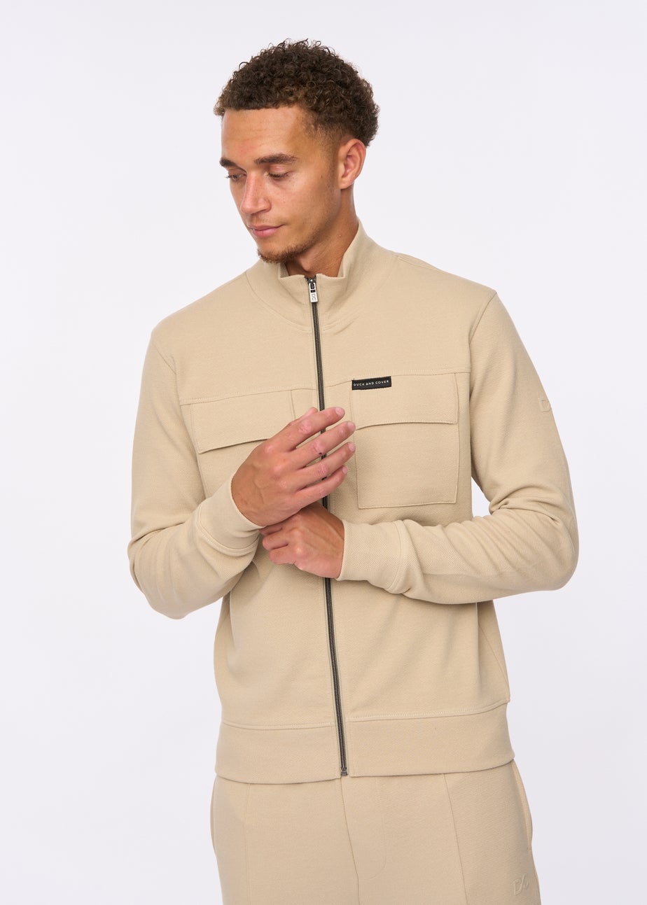 Duck & Cover Stone Tames Zip Thru Sweat