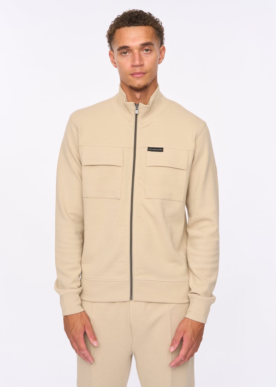 Duck & Cover Stone Tames Zip Thru Sweat