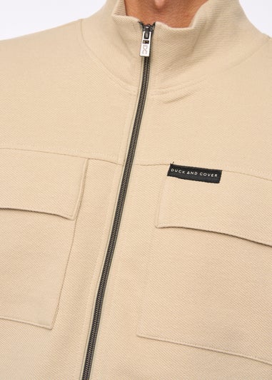 Duck & Cover Stone Tames Zip Thru Sweat