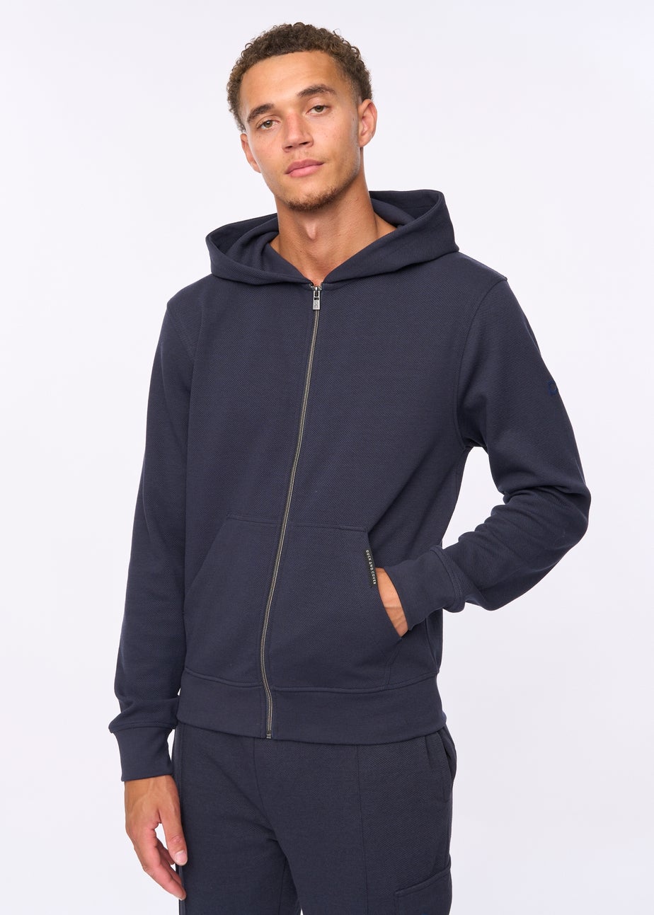 Duck & Cover Navy Optimus Hoodie