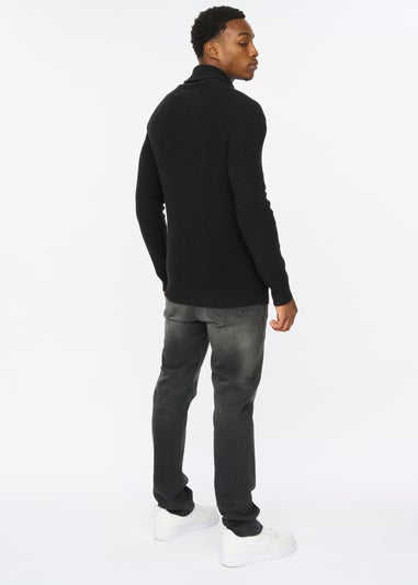 Duck & Cover Black Venosa Cardigan