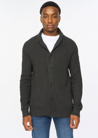 Duck & Cover Charcoal Venosa Cardigan