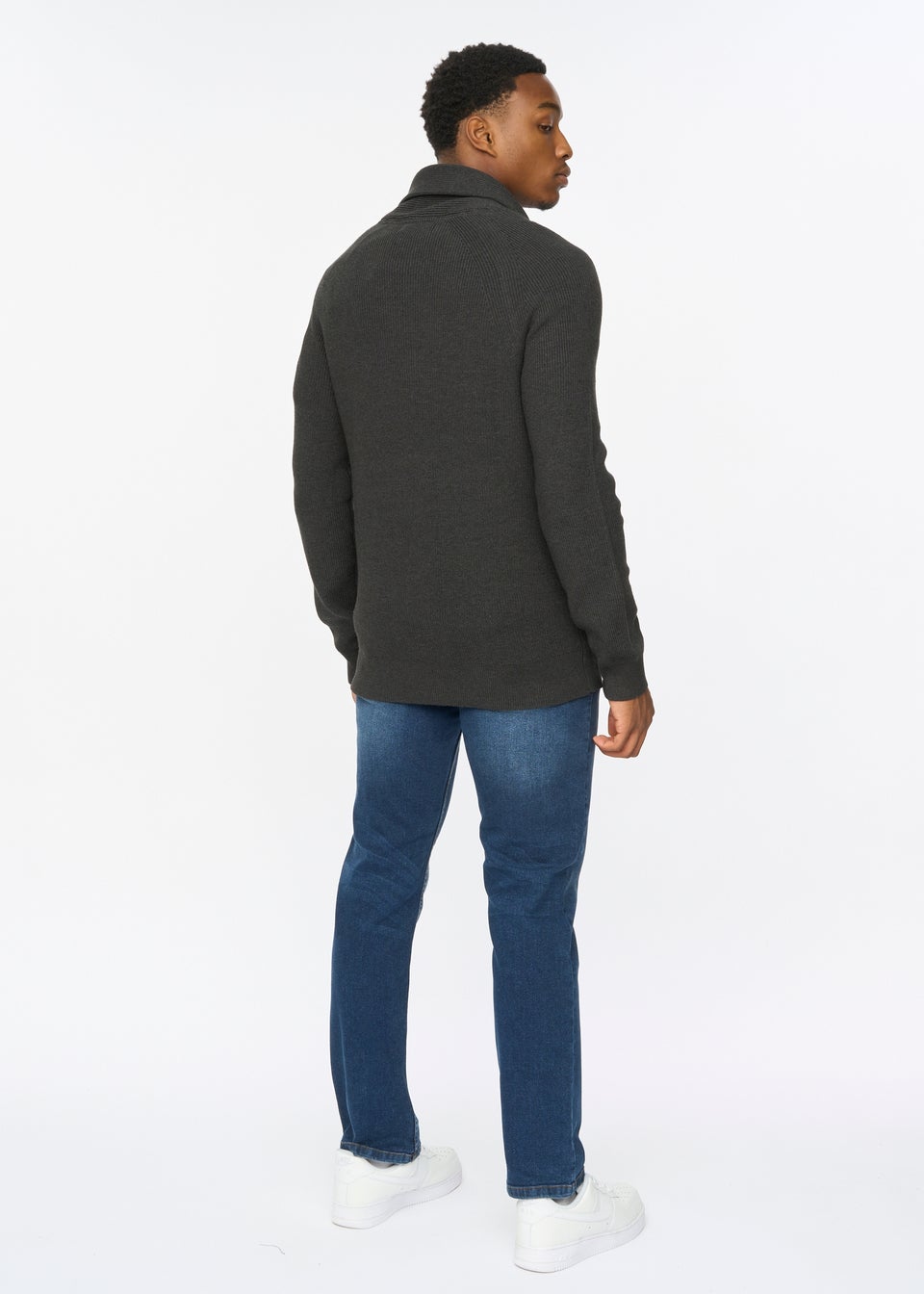 Duck & Cover Charcoal Venosa Cardigan