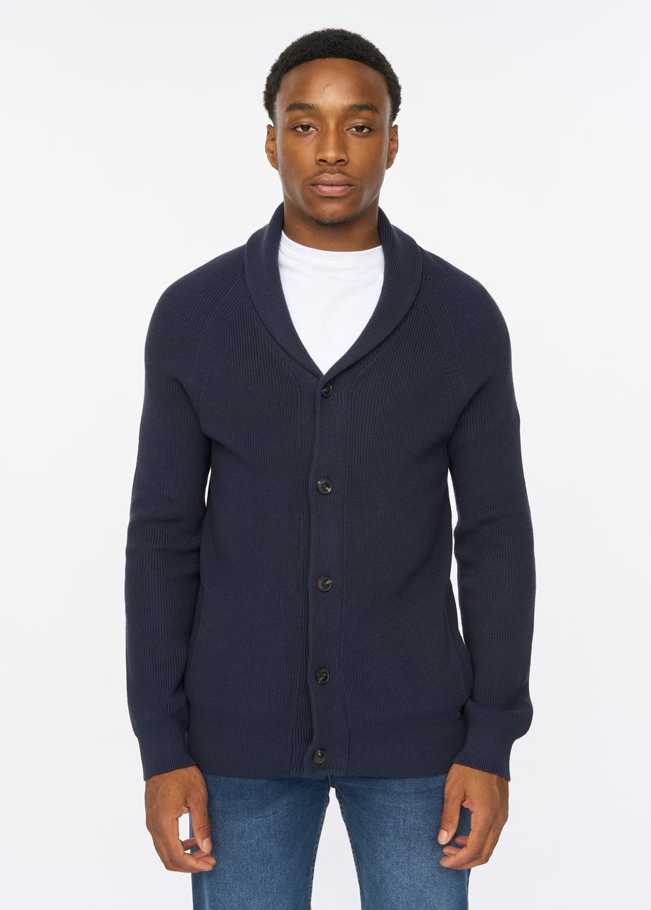 Duck & Cover Navy Venosa Cardigan