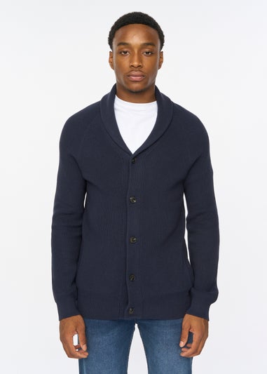Duck & Cover Navy Venosa Cardigan
