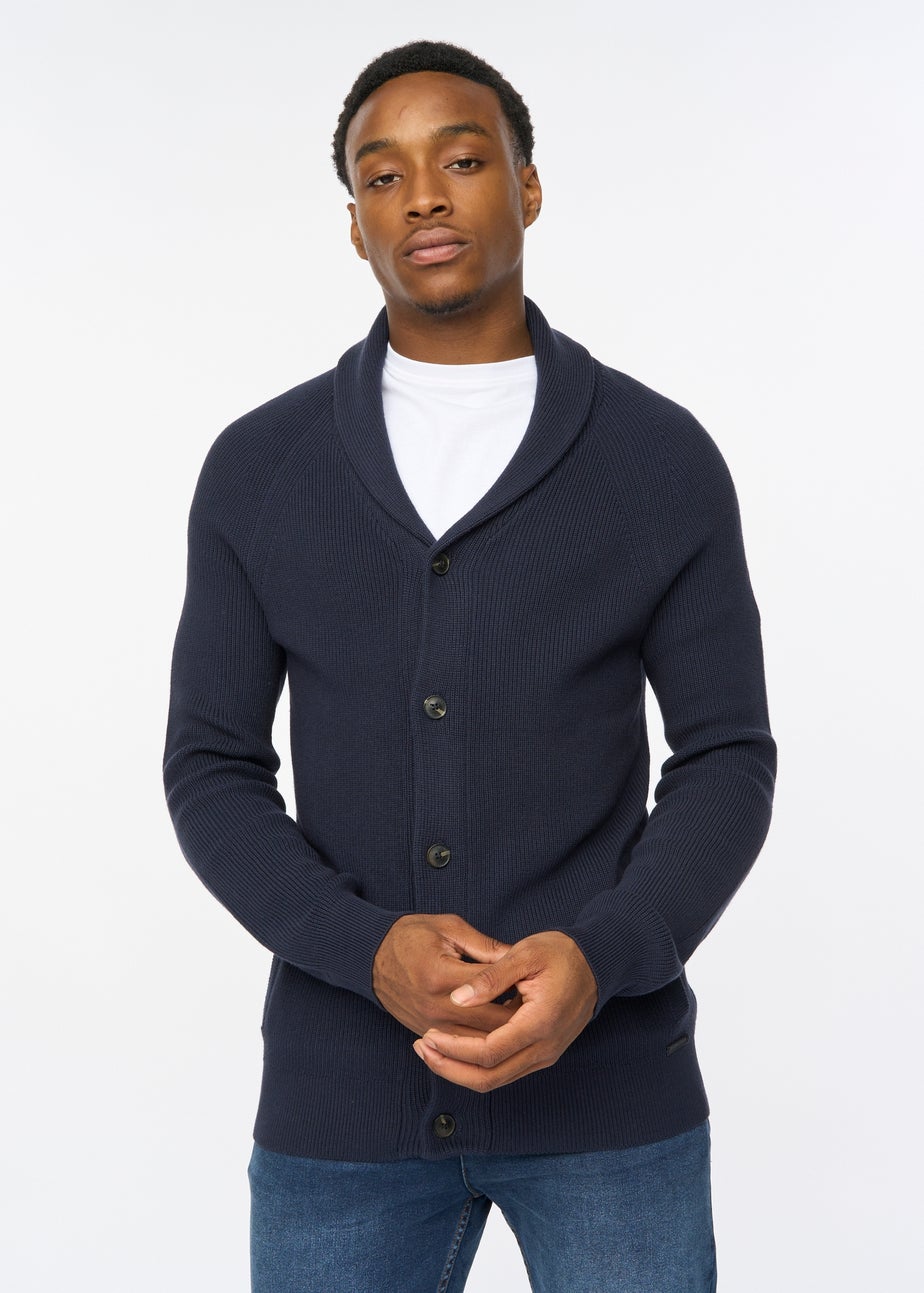 Duck & Cover Navy Venosa Cardigan