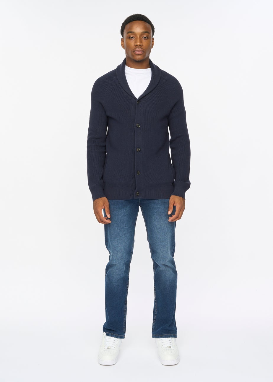 Duck & Cover Navy Venosa Cardigan