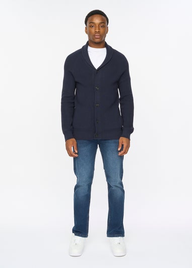 Duck & Cover Navy Venosa Cardigan