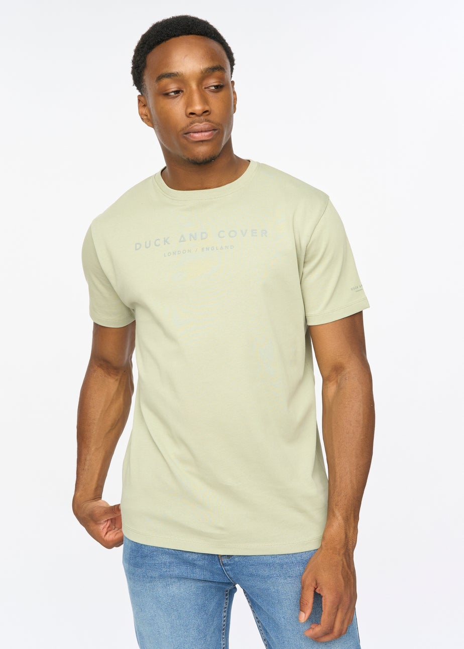 Duck & Cover Sage Crytons T-shirt