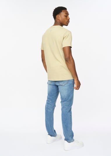 Duck & Cover Sage Trimlines T-shirt