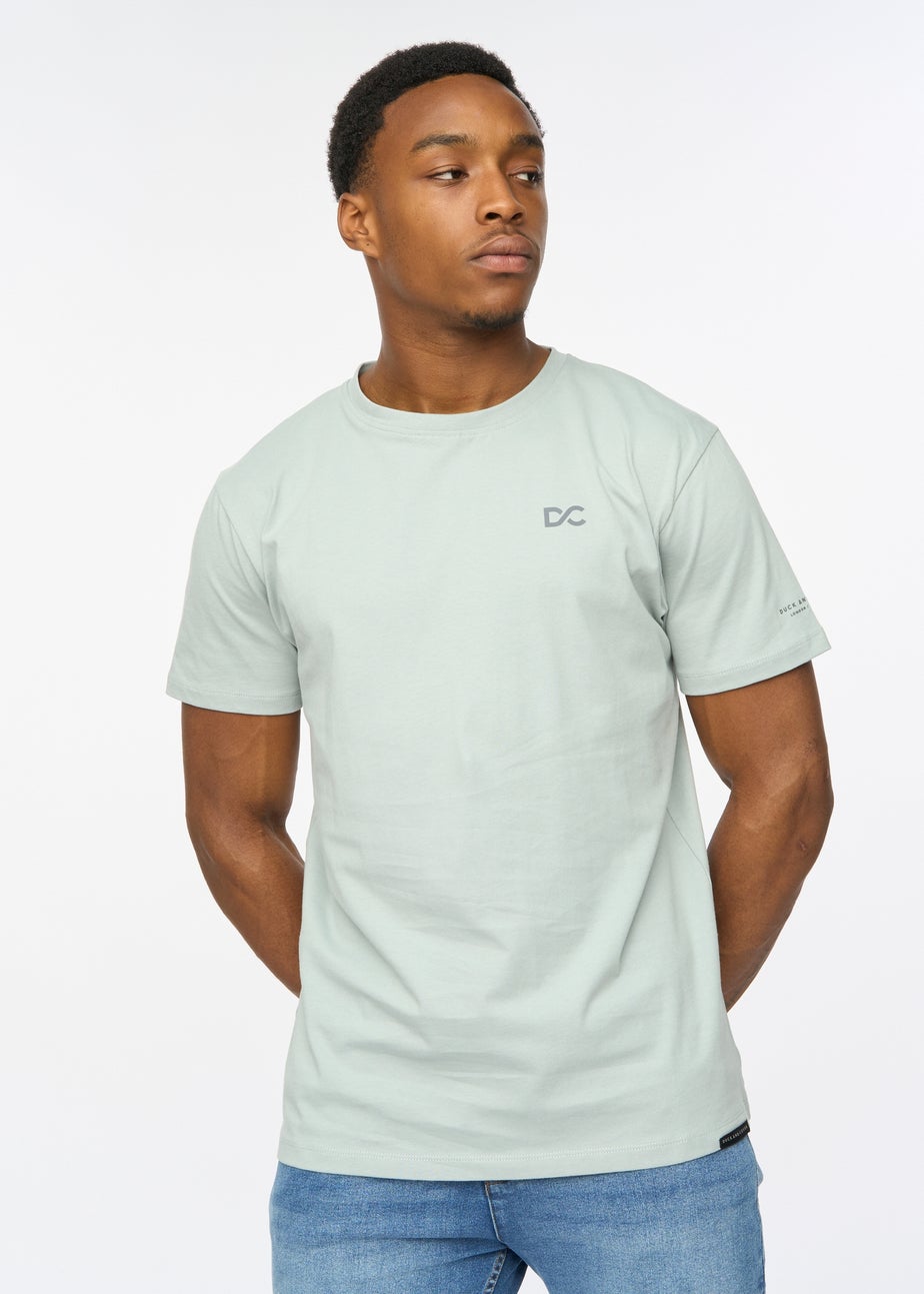 Duck & Cover Steel Blue Trimlines T-shirt