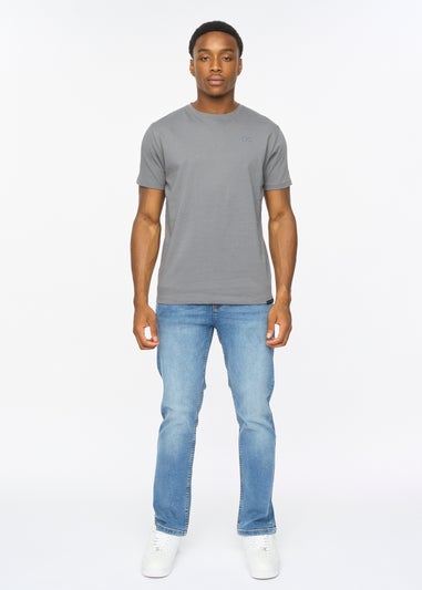 Duck & Cover Petrol Trimlines T-shirt