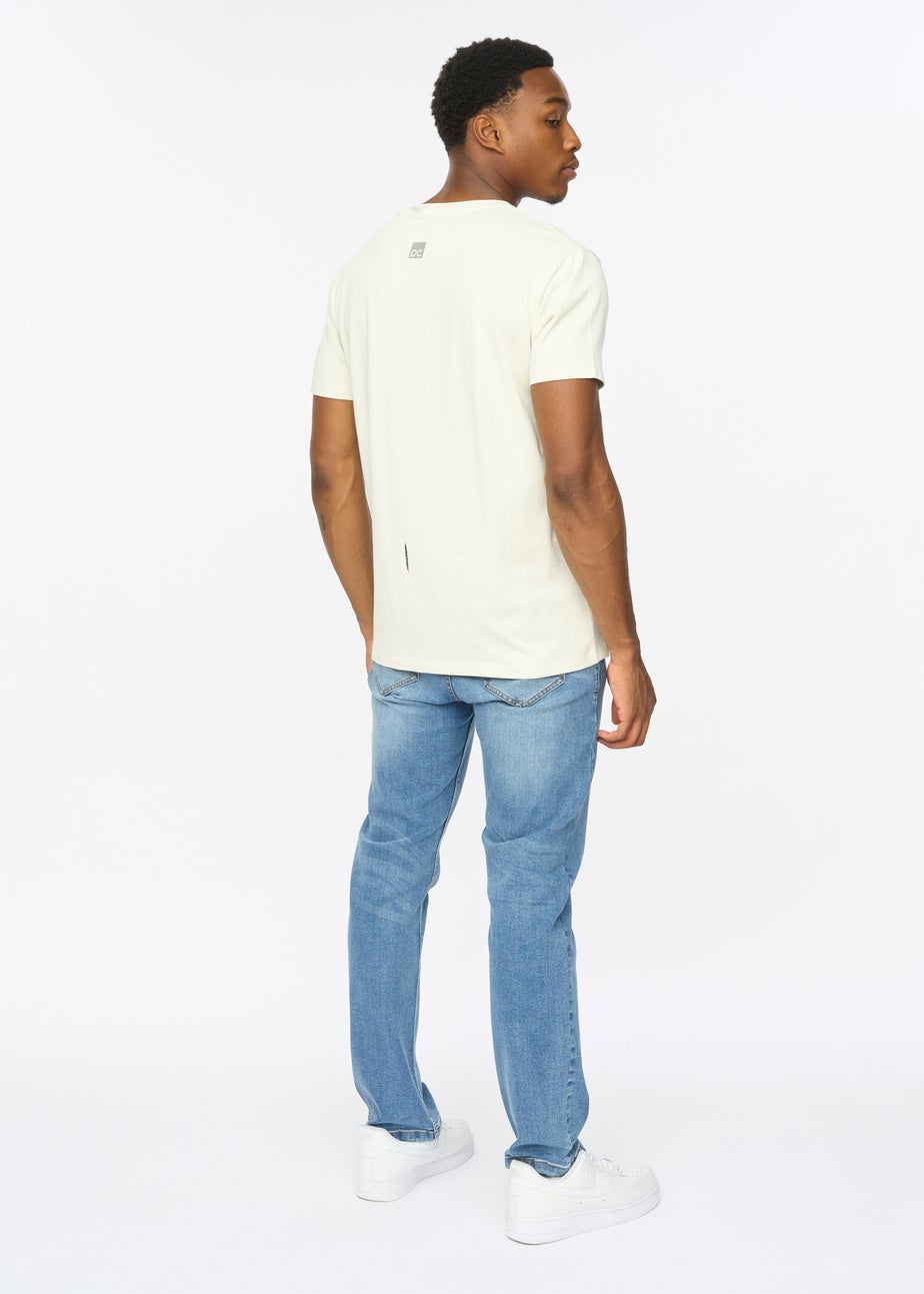 Duck & Cover Off White Trimlines T-shirt