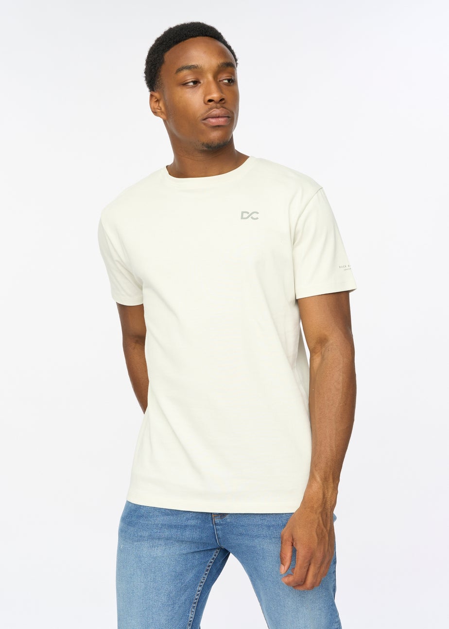Duck & Cover Off White Trimlines T-shirt