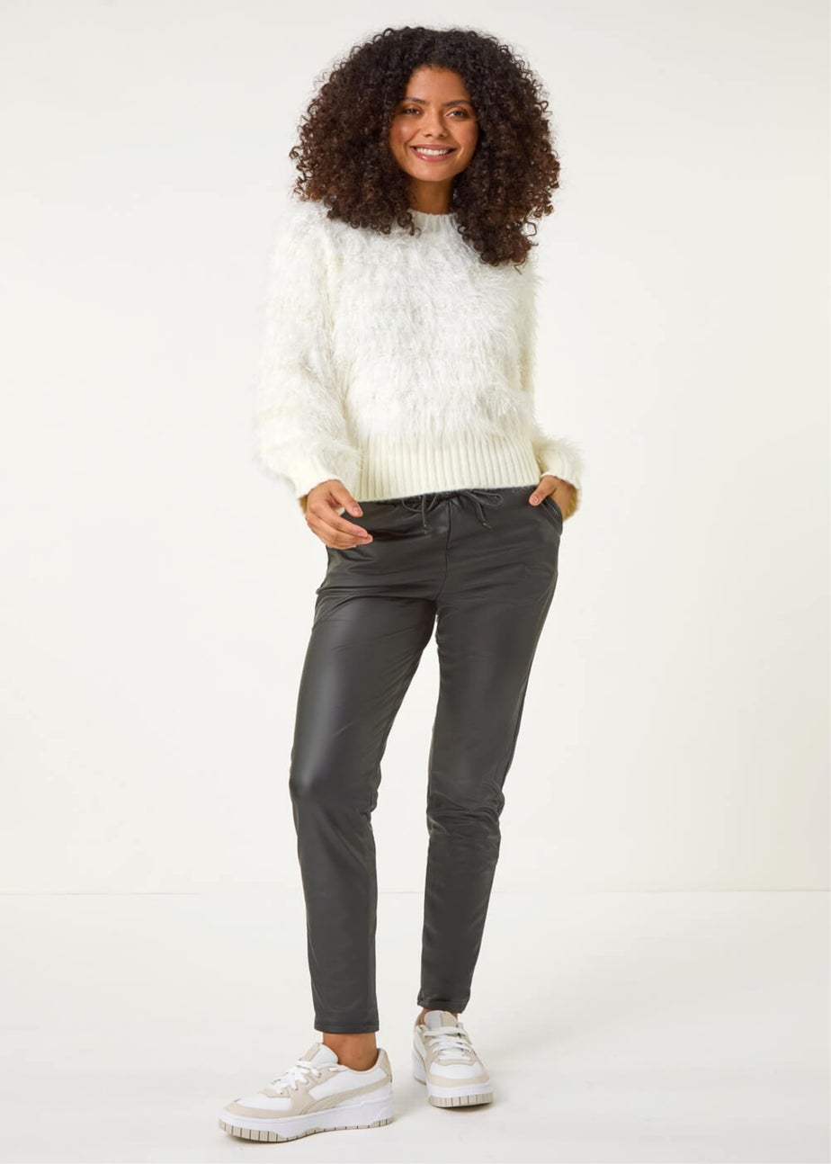 Dusk Ivory Fluffy Knit Jumper