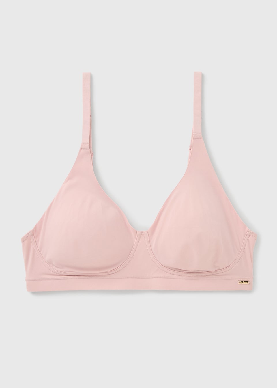 Pink Comfort Luxe Non Wired Plunge Bra