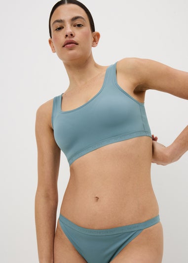 Green Non Wired Crop Top