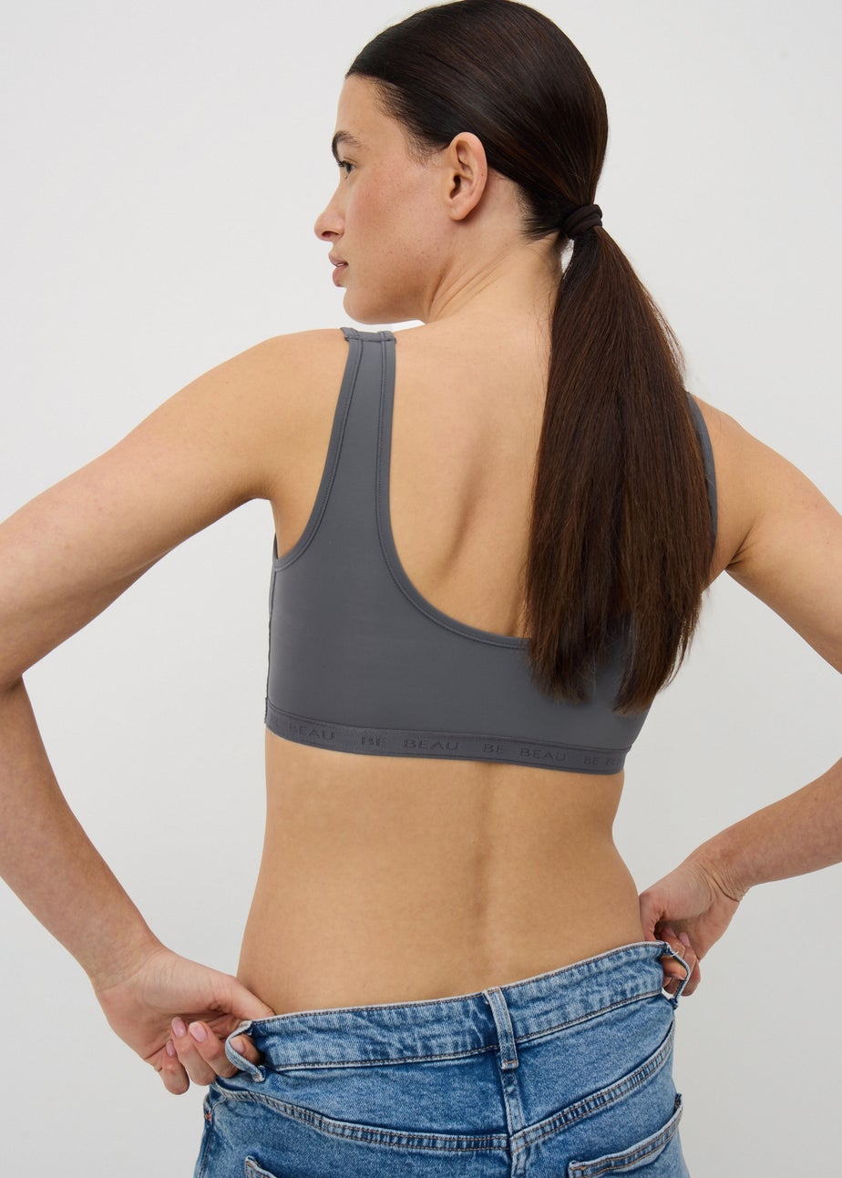 Grey Non Wired Crop Top