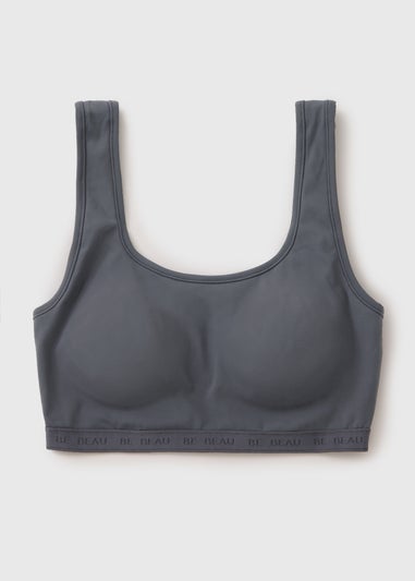 Grey Non Wired Crop Top