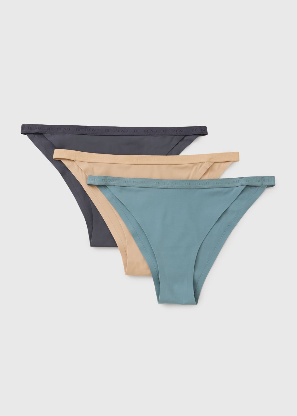 3 Pack Comfort Brazilian Knickers