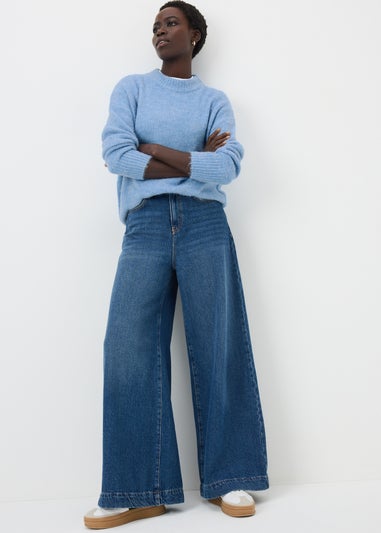 Light Blue Fluffy Lofty Jumper