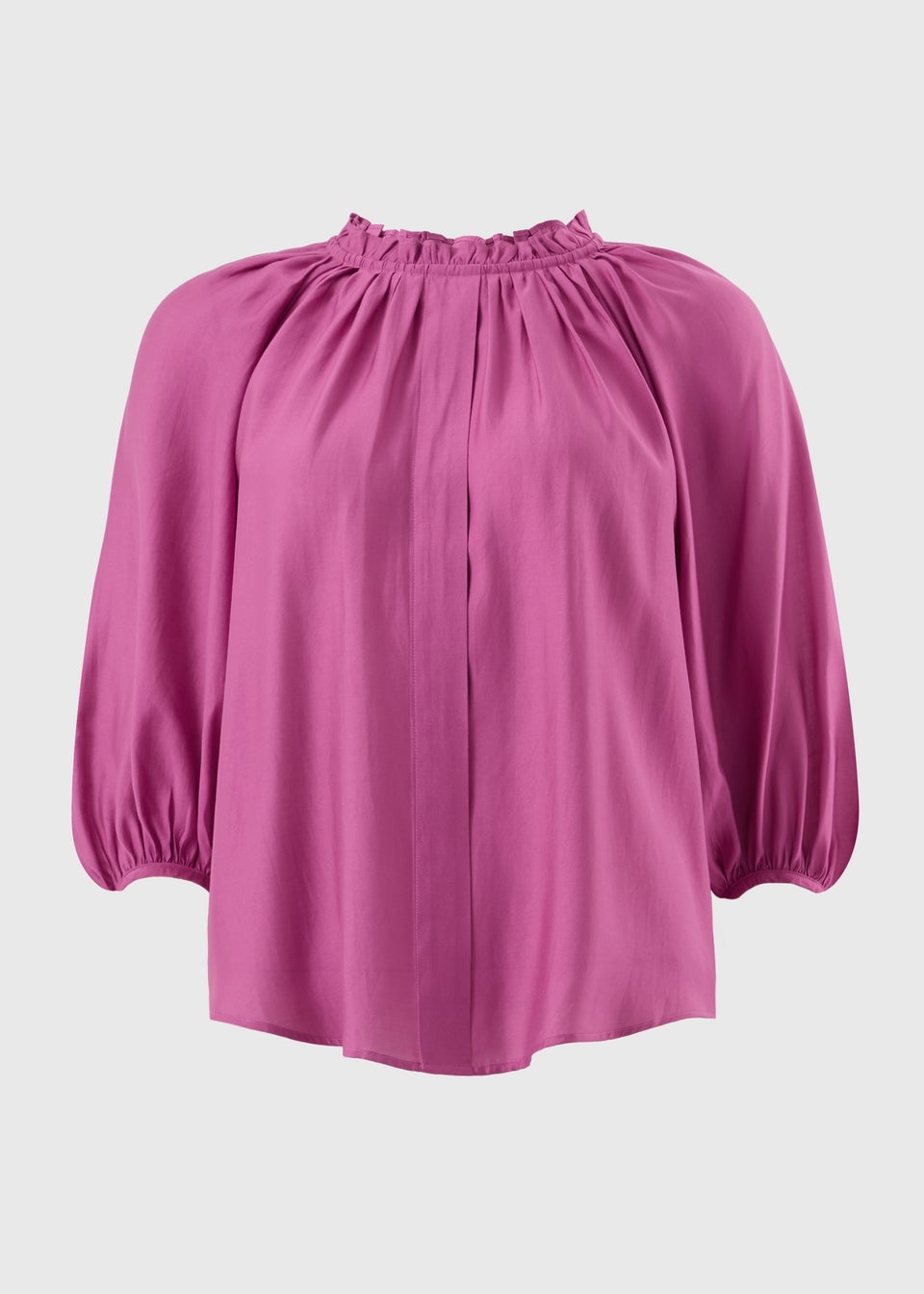 Pink Volume Sleeve Blouse