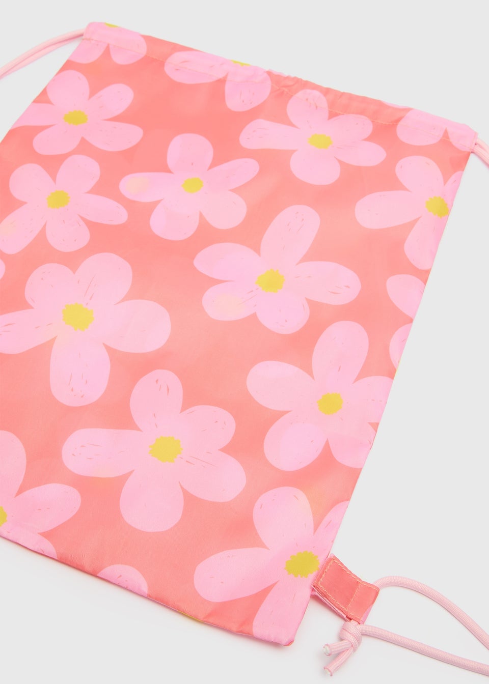 Girls Pink Flower Swimming Bag