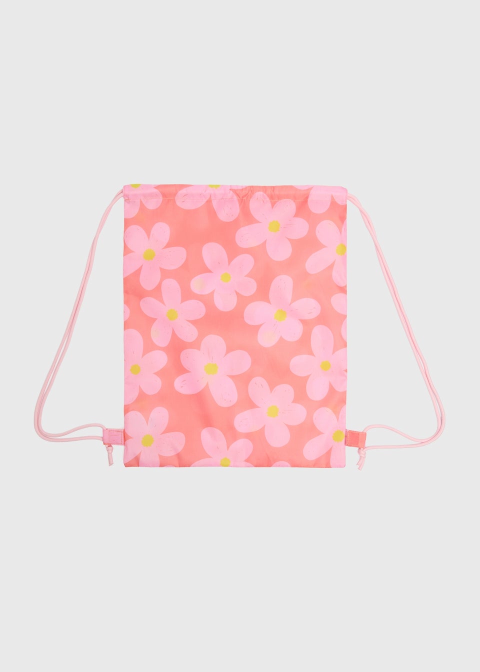 Girls Pink Flower Swimming Bag