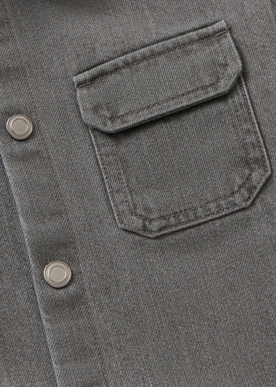 Boys Grey Denim Shacket (1-7yrs)