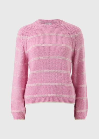Pink Stripe Knitted Jumper