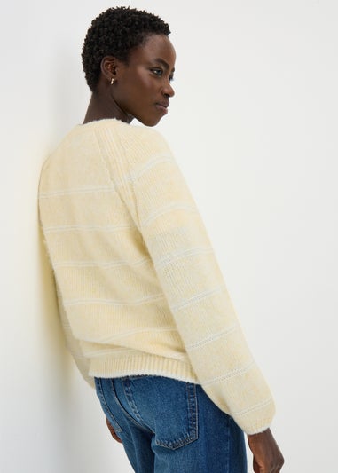 Yellow Stitch Stripe Jumper