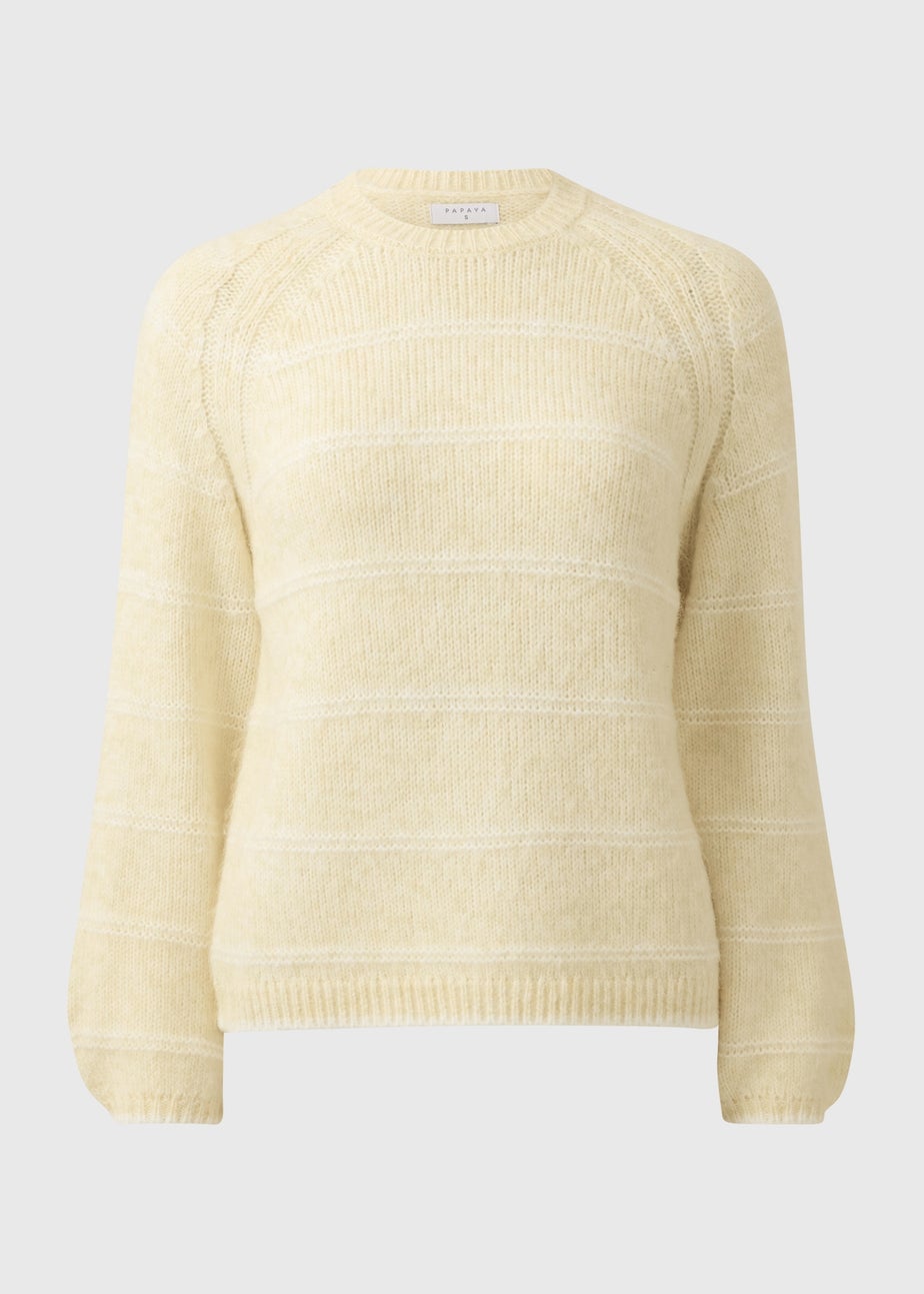 Yellow Stitch Stripe Jumper