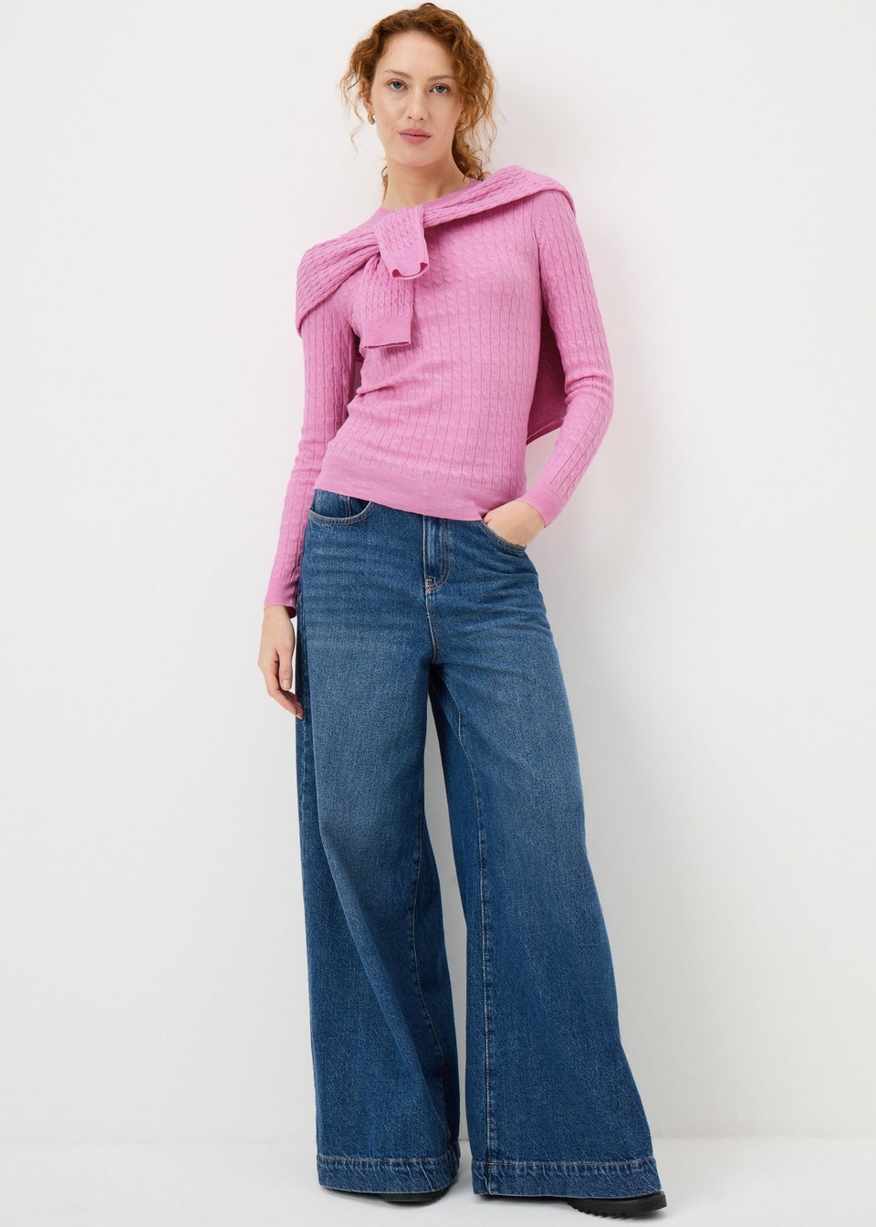 Pink Babycable Jumper