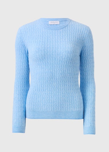 Light Blue Baby Cable Jumper