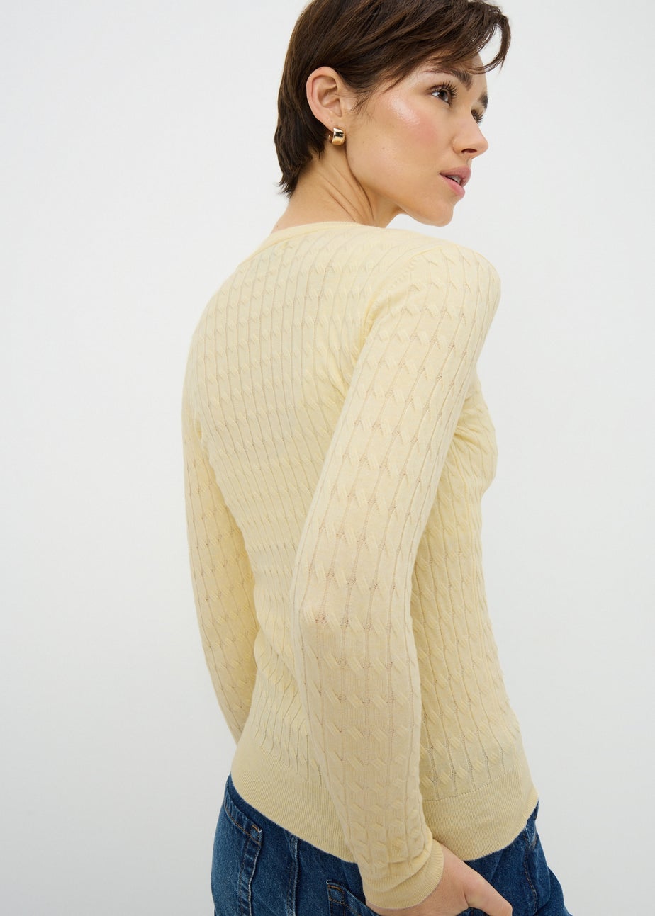 Buttermilk Baby Cable Jumper