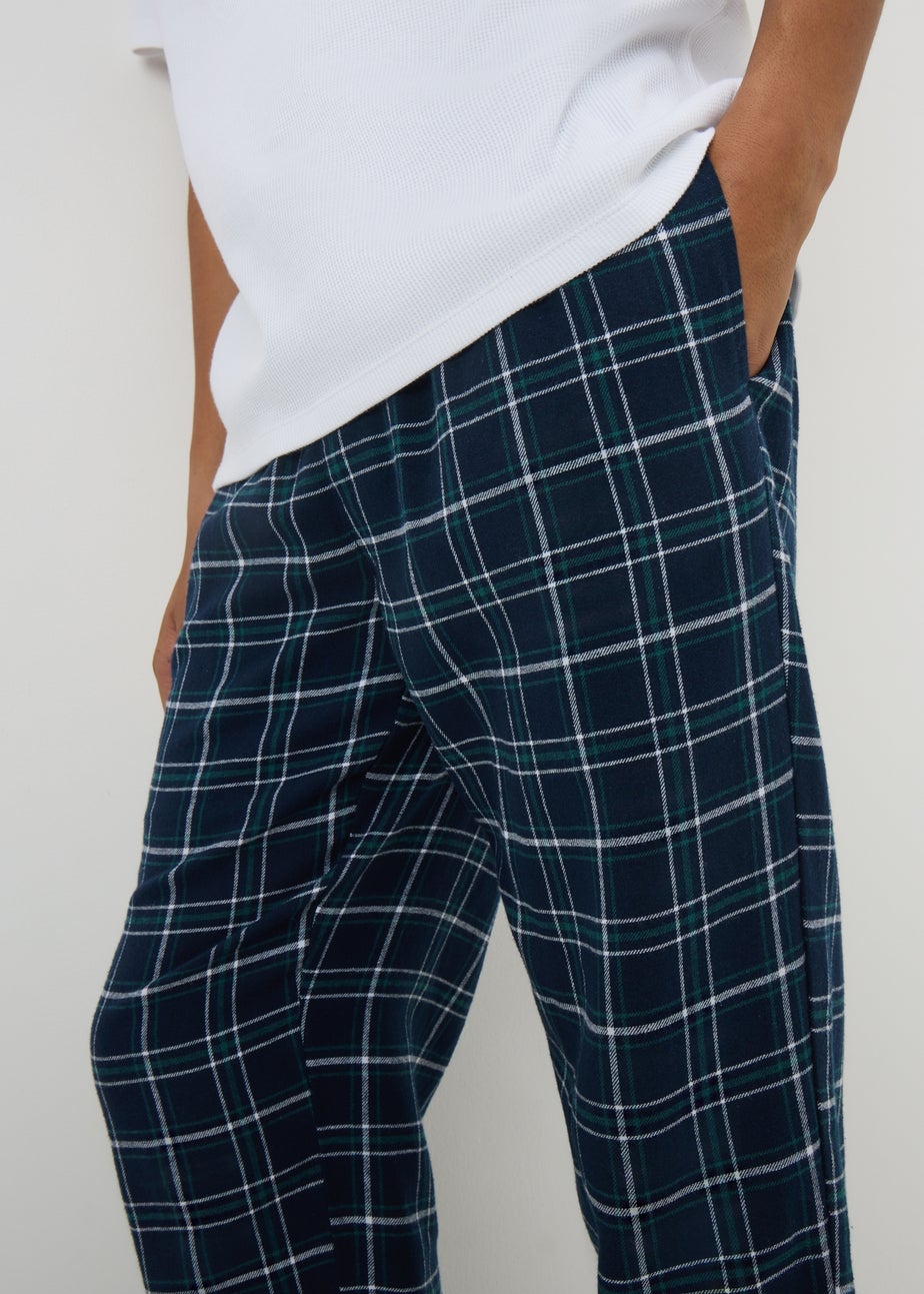 Cream Waffle Henley Long Pyjama Set