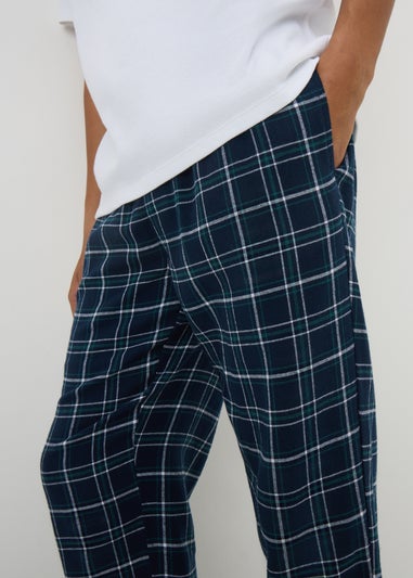 Cream Waffle Henley Long Pyjama Set