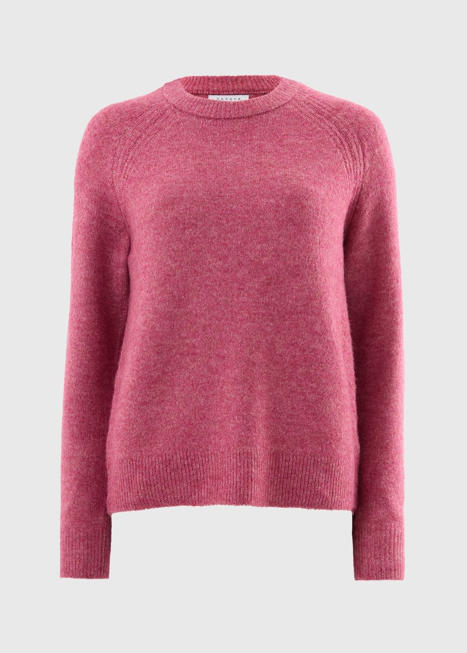 Raspberry Knit Jumper