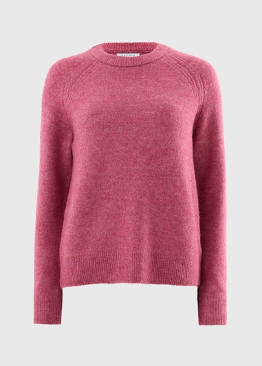 Raspberry Knit Jumper