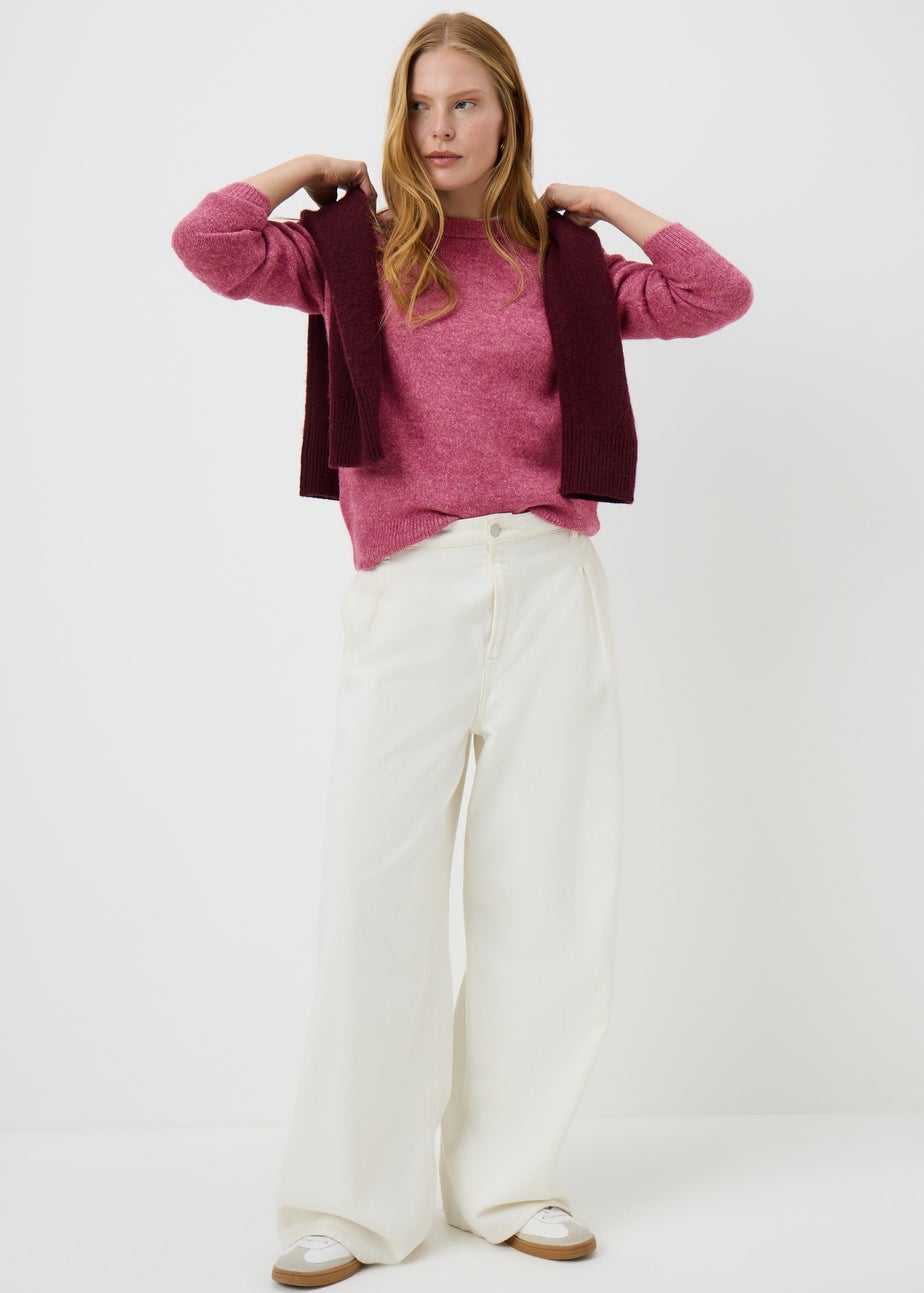 Raspberry Knit Jumper