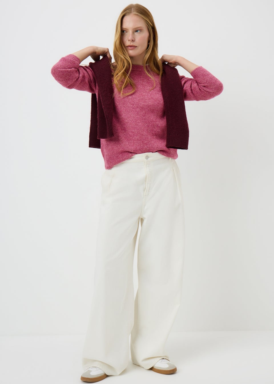 Raspberry Knit Jumper